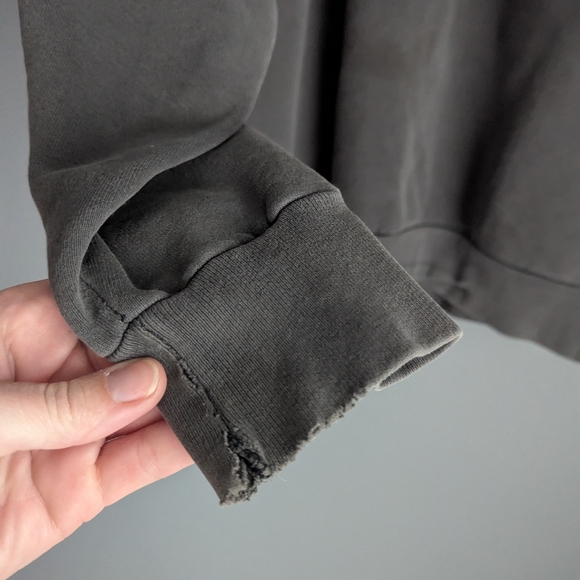 Vintage Air Jordan Crew Neck Gray Acid Wash Sweatshirt Size Large. Mid '90s. - Picture 5 of 8